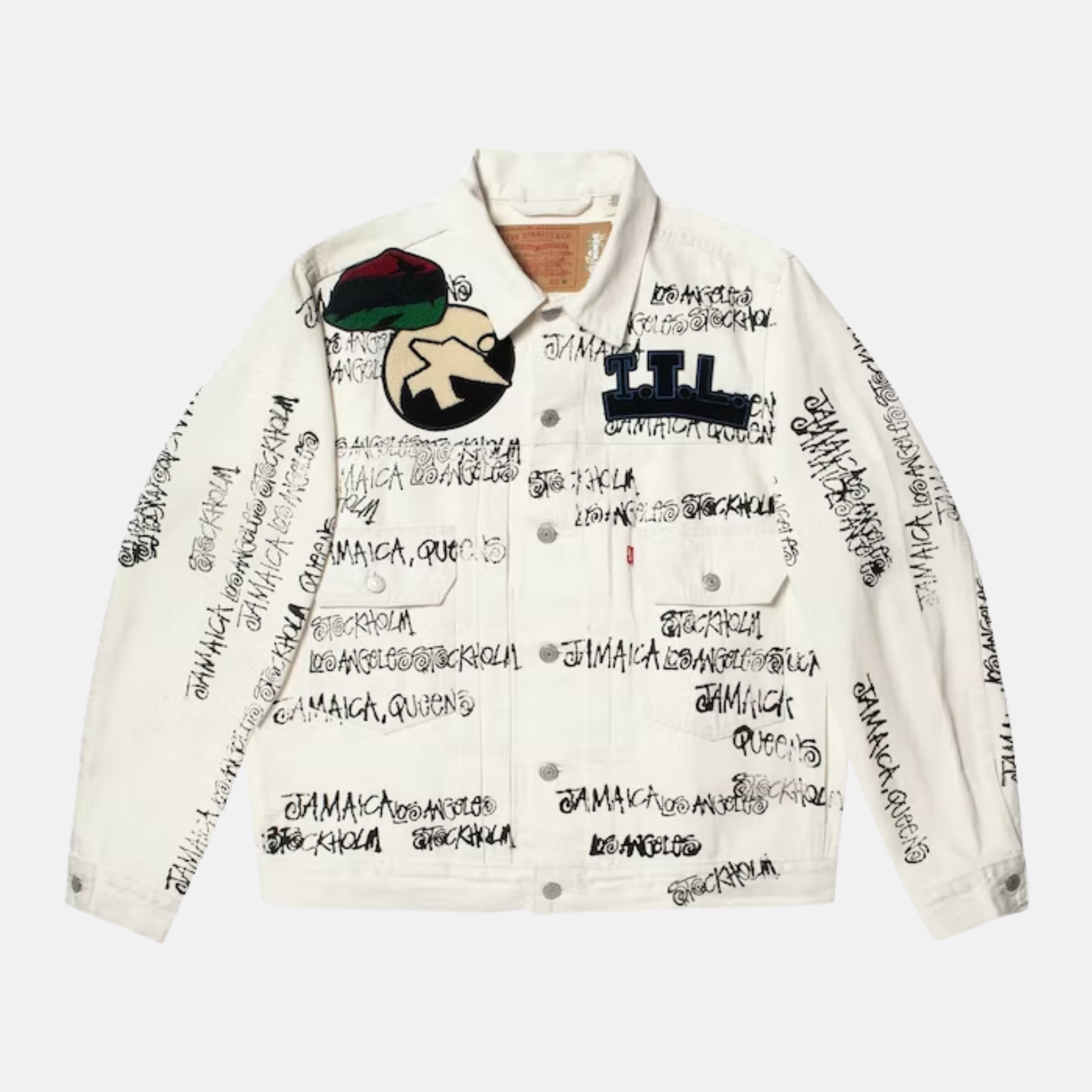 Stussy x Denim Tears x Our Legacy TTL Denim Jacket White