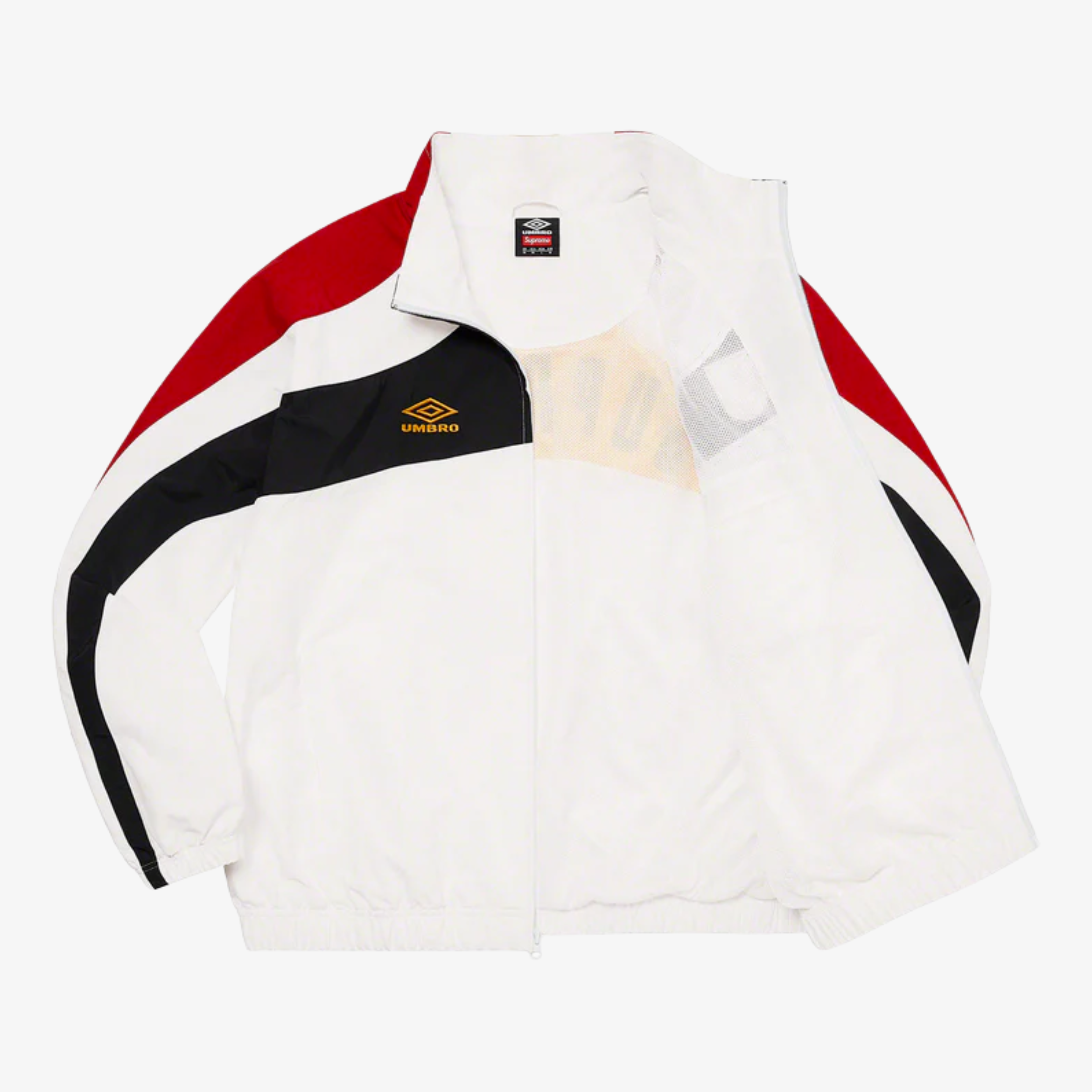 Supreme®/Umbro Track Jacket in White: Form, Function, and Style